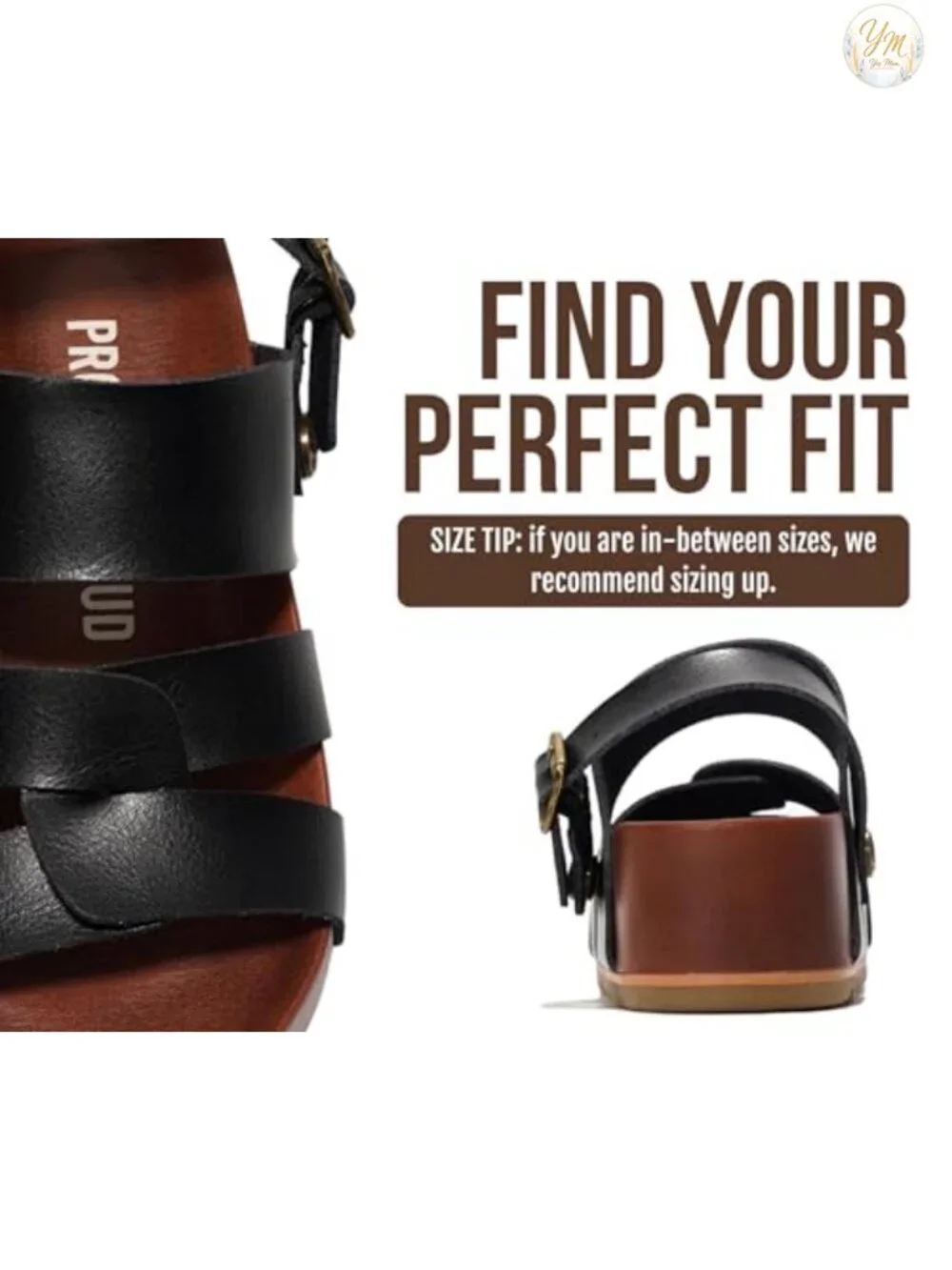 Women's Strappy Wedge Platform Sandals with Plush Insole, Non-Slip Sole,
